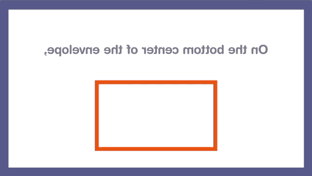 Video preview of How to Send a Letter showing an envelope with return address in the top left corner and delivery address in the bottom center.